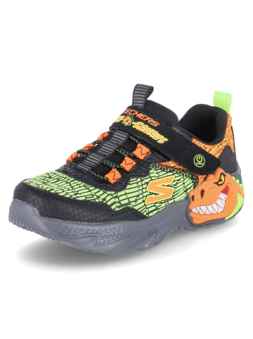 Skechers Low Sneaker DINO-LIGHTS in Schwarz