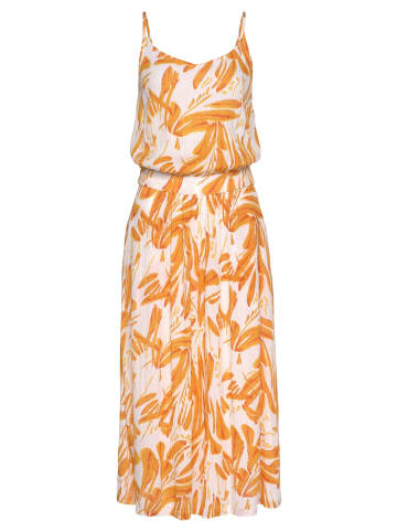 S. Oliver Culotte-Overall in orange-creme-bedruckt