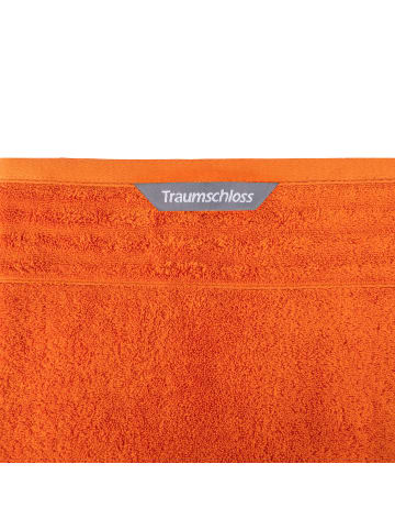 Traumschloss Frottier-Line Premium Handtuch in orange