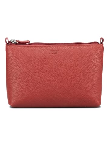 Jost Vika Kosmetiktasche Leder 12 cm in red