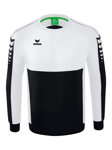 erima Kinder Six Wings Sweatshirt in schwarz/weiss