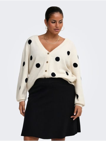 ONLY Carmakoma Strickjacke in Birch