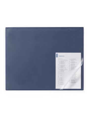 Durable Schreibunterlage 65x50cm mit Kantenschutz dunkelblau
