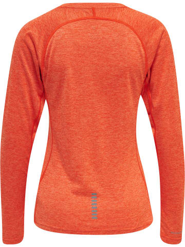 Newline Newline T-Shirt Women Running Laufen Damen Atmungsaktiv Feuchtigkeitsabsorbierenden in SPICY ORANGE MELANGE