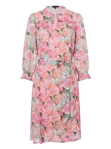 More & More Chiffonkleid in painted rose print