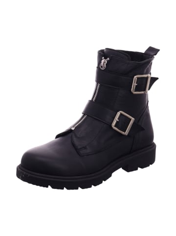 Esgano Damenschnürrstiefel kalt flach Da.-Bootie in  Schwarz