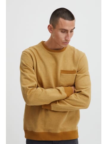 BLEND Rundhalspullover Sweatshirt 20714592  Rundhalspullover mit Brusttasche in sand