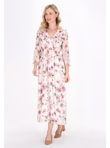 Usha Women Dress in rose multicolor