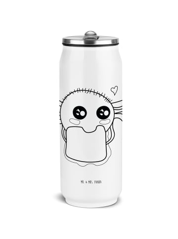 Mr. & Mrs. Panda Trinkflasche Spinne Agathe Sandwich ohne Spruch in Weiß