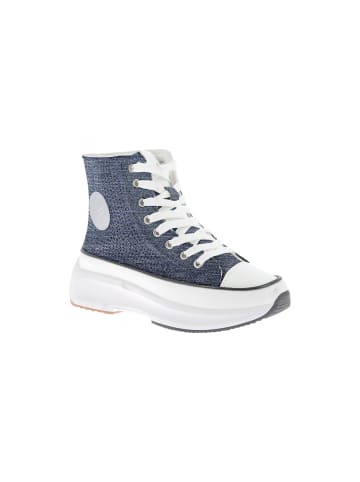 Kaporal Christa – Schnür-Sneaker mit hohem Schaft Blau