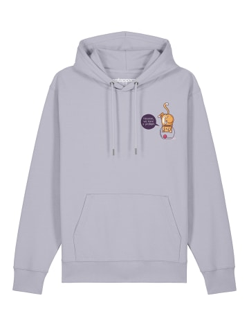 wat? Apparel Sweatshirt Funny Cat in Lavender