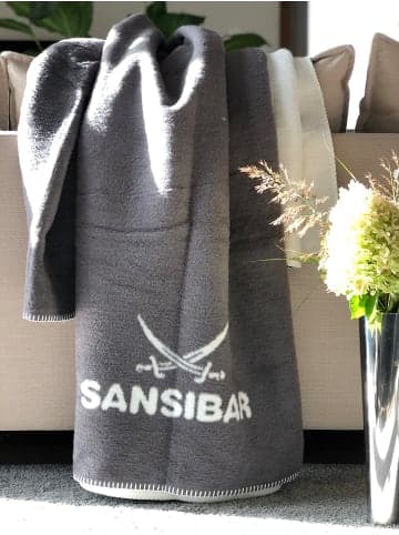 Sansibar Wohndecke Doubleface in Anthrazit