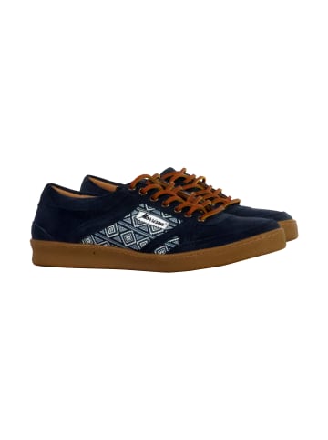 Morrison Shelby-Sneaker aus Leder Smith Caramelo Marine