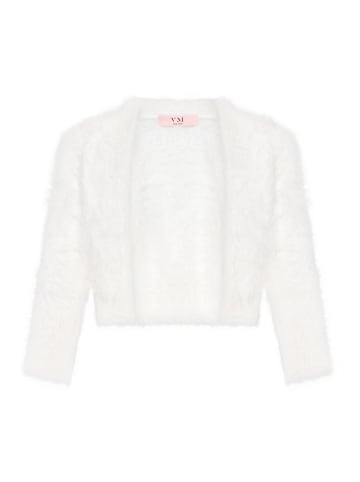Vera Mont Strickbolero mit Struktur in Rohweiß