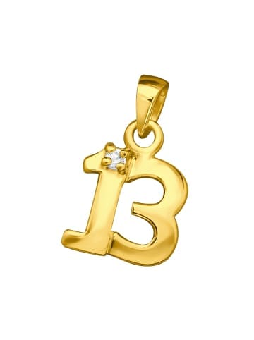 Alexander York Anhänger 13 in Gold aus 925 Sterling Silber in gold