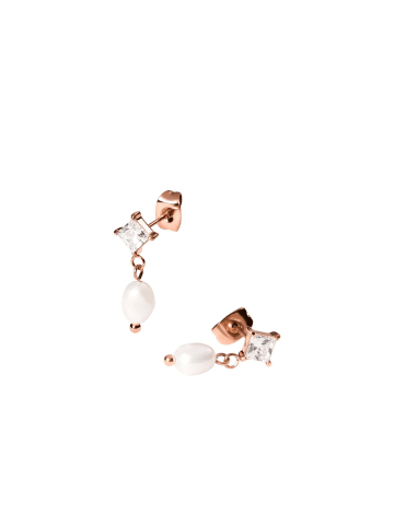 PURELEI Ohrringe Elegant Pearl Rosegold