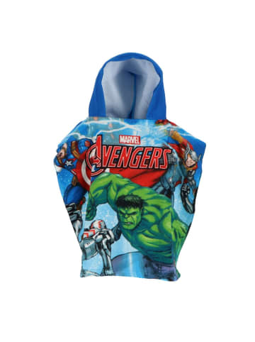 Marvel Avengers Badeponcho aus Microfaser mit Kapuze für Kinder