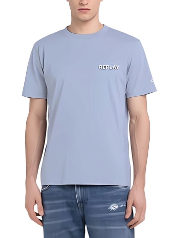 Replay T-Shirt BASIC in Blau