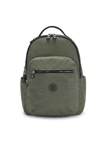 Kipling Basic Seoul Rucksack 44 cm Laptopfach in green moss