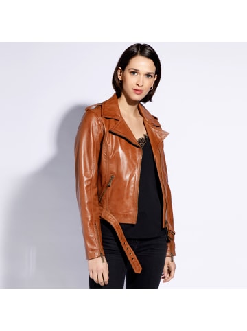 Wittchen Stylish leather jacket, woman in Brown