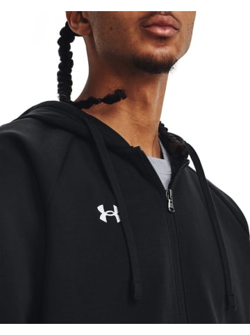 Under Armour Hoodie "UA Rival Fleece Fullzip Hoodie" in Schwarz