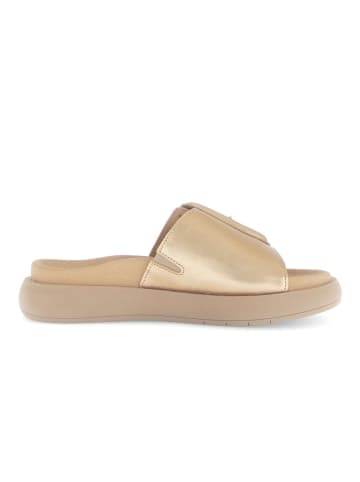 Gabor Pantoletten in gold