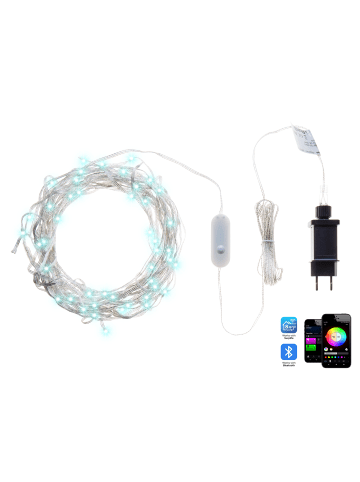 Beliani Weihnachtsbeleuchtung KULUSUK in Transparent - (W) 150 x (H) 320 x (L) 150 cm