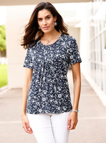 WITT WEIDEN Tunikashirt in marine-bedruckt