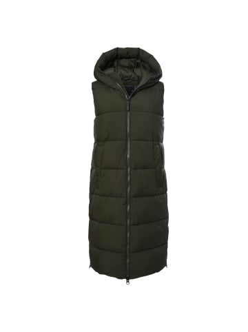 Killtec Steppweste lang mit Kapuze in Olive