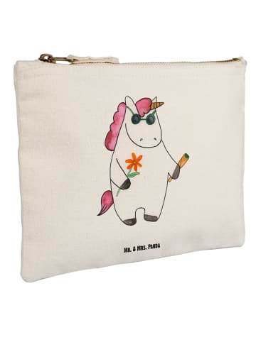 Mr. & Mrs. Panda Schminktasche Einhorn Woodstock ohne Spruch in Weiß