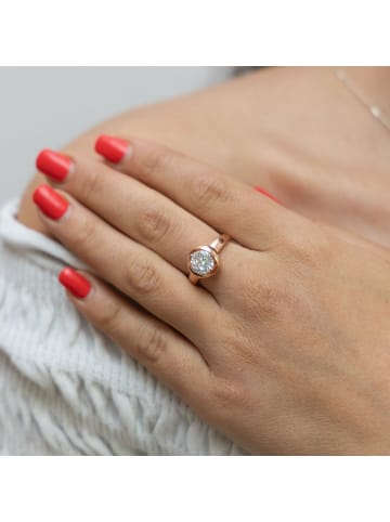 Zeeme Ring für Damen in Rosa