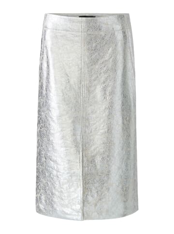 Oui Bleistiftrock in silver stone