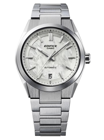 Casio Edifice Herrenuhr Automatik Stahl/Silberfarben