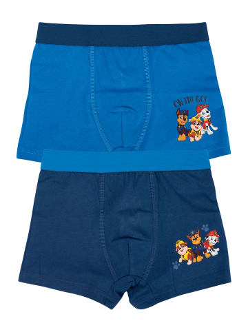 United Labels 2er Pack Paw Patrol Boxershorts - Unterwäsche Unterhose Boxer in blau