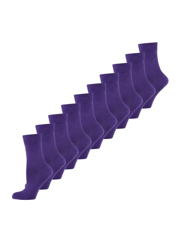 Nur Die  Freizeitsocken Colour Socken bunt in violett