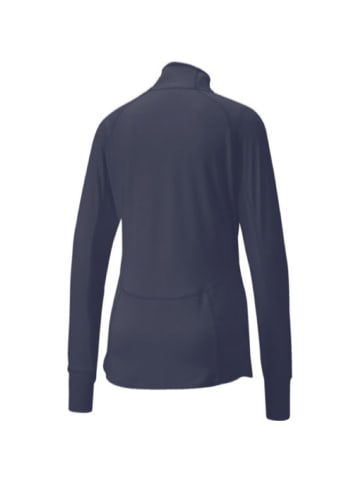 Puma Langarmshirt W Gamer 1/4 Zip in Dunkelblau