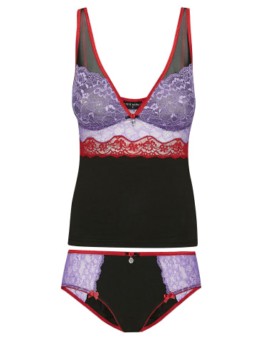 Vive Maria Wäscheset: Top mit Panty Lavender Kiss in lilac/black