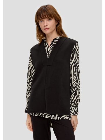 s.Oliver Sweatshirt in 9999_schwarz