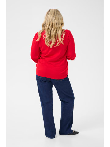 KAFFE curve Strickpullover KClizzy Regular fit in True Red