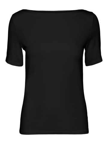 Vero Moda T-Shirt VMPANDA MODAL S/S TOP in Schwarz