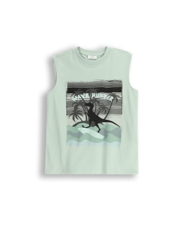Coccodrillo Ärmelloses T-Shirt in in Minzfarbe