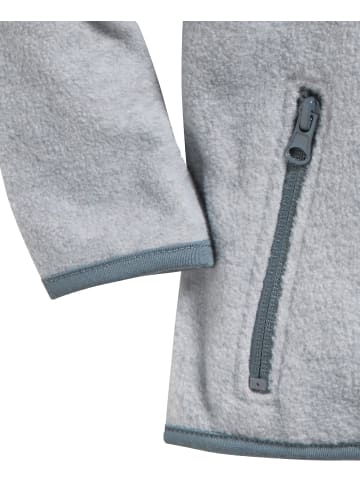 Playshoes Fleece-Jacke in grau/melange
