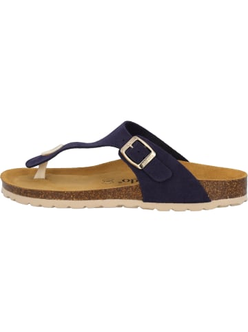 Palado Zehentrenner Kos Suede Premium Leather in Dunkelblau