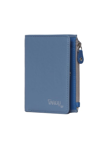 VARGU Echtleder Geldbörse ADA 1-A in sky blue - blue