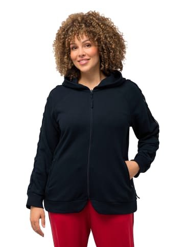 Ulla Popken Sweatjacke in marine