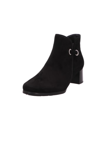 Gabor Ankleboots in schwarz (micro)