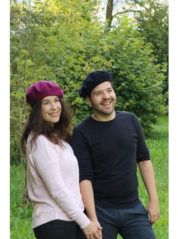 BREITER Baskenmütze in rot