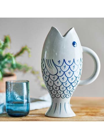 Bloomingville Krug EIMY Kanne in FISCH Form Kanne