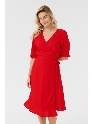 Cream Kleid CRTiah Feminine in High Risk Red