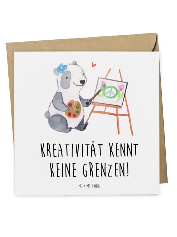 Mr. & Mrs. Panda Geschenkgutschein Kunstworkshop Kreativität mit... in Weiß